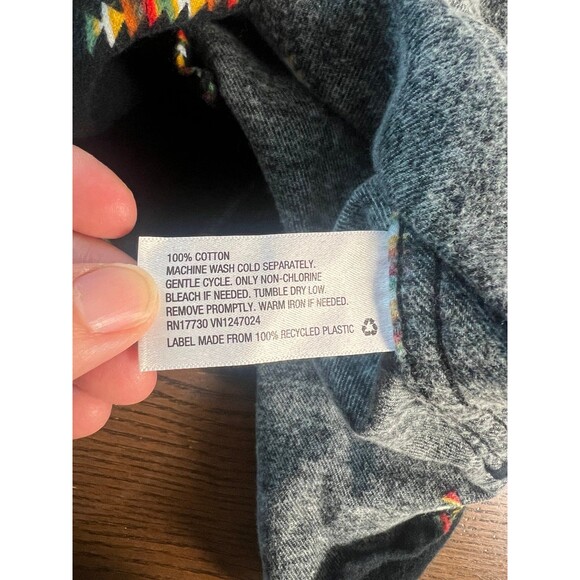 Mossimo Supply Co. Black Aztec Arrow Print Flannel Button-Down Shirt Men’s L 100 - Picture 8 of 8